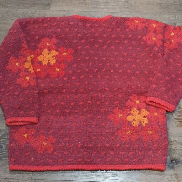 Amano Floral Chunky Knit Sweater - Picture 6 of 9